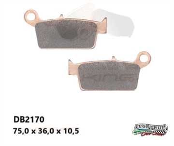 Bremseklodser baghjul - Honda 650 XR R årg. 00 - 08 - Delta Braking 